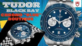 New Release  Tudor Black Bay Chrono “Blue” Boutique Edition Automatic [upl. by Aikemit]