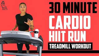 30 Minute Cardio HIIT Treadmill Run [upl. by Leynad177]