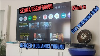 BİM SENNA 65 inch TV İNCELEME 65SNF9000U [upl. by Aprilette]