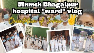 JLNMCH Bhagalpur Hospital ward Vlog  ward Orientation of Gnm nursing student ❤️ 2024  vlog77 [upl. by Nyrtak]