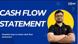 Cash Flow Statement Indirect Method 12th Stud BCOM MCOM BBA MBA UGC NET COMMERCE TGT PGT [upl. by Deva]