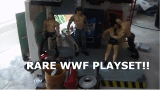 WWF BACKSTAGE LOCKER ROOM BRAWL UNBOXING [upl. by Atinus]