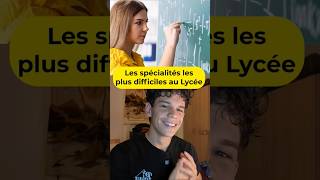 Les spécialités les plus dures au lycée spé bac [upl. by Haynor]