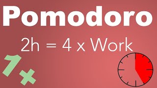 Pomodoro Technique 4 x 25 min  Study Timer 2 h [upl. by Cherilynn]