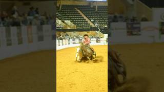 Intermediate Open Snaffle Bit Futurity Champion Luke Hammerness on Tell Me What U Want QHN [upl. by Chinua]