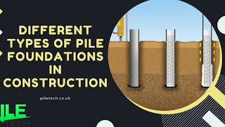 Pile foundations  When to use a pile foundation on structures [upl. by Hannahoj]