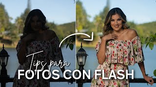 Fotografía con Flash y Luz Natural Tips de iluminación en exteriores [upl. by Akinahs]