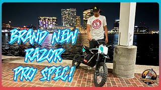 RAZOR DIRT ROCKET PRO SPEC UNBOXINGFIRST RIDE [upl. by Battat]