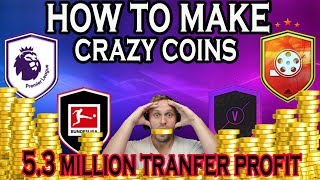 HOW TO MAKE INSANE COINS ON THIS MARKET RIGHT NOW  FIFA 22  53 MILLION TRANFER PROFIT [upl. by Blunk]