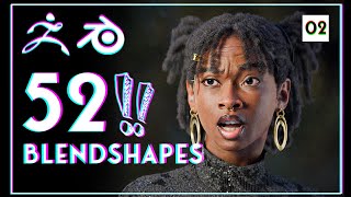 Creating 52 arkit blendshapes for a face rig [upl. by Ratna679]