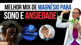 MIX DE MAGNÉSIO para insônia e ansiedade  COMO USAR [upl. by Ennaeus]