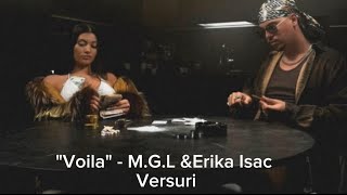 quotVOILAquot  ERIKA ISAC × MGL versurilyrics [upl. by Henka]