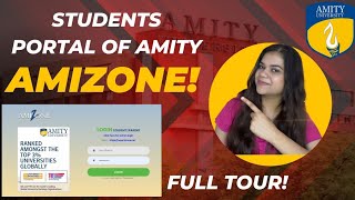 Students Portal Of Amity University Amizone Tour  Must Watch 😲⚠️ [upl. by Alvan]