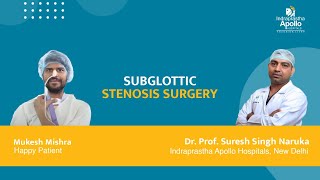 Subglottic Stenosis Surgery [upl. by Drehcir24]