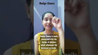 What is Nudge Theory Nudge Theory1Min Study 1MinStudy economics shorts viral study [upl. by Conlin]