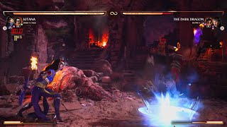 Kitana vs The Dark Dragon【Mortal Kombat 1 Invasion Boss】 [upl. by Anayi]