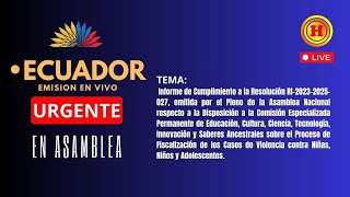 Desde la Asamblea  Ecuador necesita urgente salir de la Crisisi [upl. by Aenea]