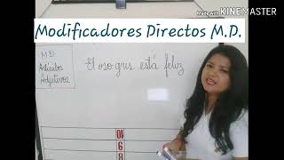 Modificadores del Sujeto Modificadores Directos Parte 1 [upl. by Sandi]