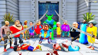 Motu Patlu Playing Hide And Seek With Colorfull Dr Jhtka And Ghasitaram In Gta 5 [upl. by Leugar]