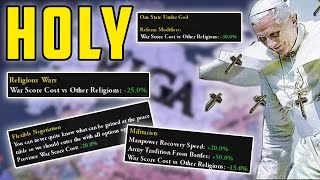 This HOLY EU4 Setup will let you ANNEX Great Powers in one war [upl. by Dowzall]