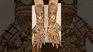 Bridal mehndi designs newmehndi kanchanmehndi art hennadesign [upl. by Aicelav156]