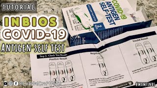 TUTORIAL InBios Covid 19 Antigen Test  Free kit from USPS CoastalCraftFilAm [upl. by Ayik55]