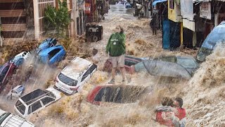 Italy is in chaos Streets become raging rivers in Baiano and Mugnano del Cardinale Avellino [upl. by Ttenyl738]