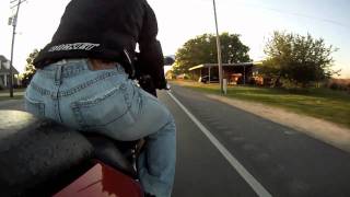 Kawasaki ZZR600 Street Bike HD Hero GoPro Test [upl. by Ralyt]