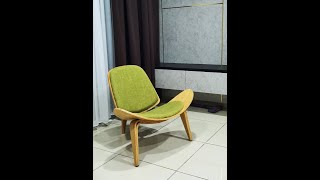 Replica Lounge Chair  Hans J Wegner Shell Chair  Plywood Relaxing Chair  FRM7037 [upl. by Landbert854]