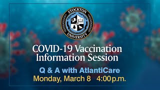 Virtual AtlantiCare COVID 19 Vaccine Webinar [upl. by Ashjian]