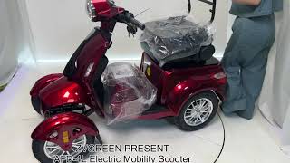 AFD4L Electric Mobility Scooter quot4 How to quot answer questions you cencern [upl. by Ortensia982]