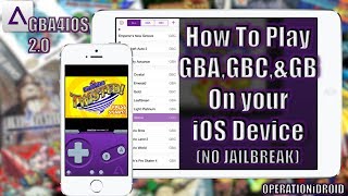 How To Get GBA4iOS 20 and ROMs NO JAILBREAK NO COMPUTER [upl. by Brina]