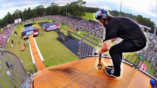 MINI SCOOTER vs MEGA RAMP [upl. by Greenquist728]