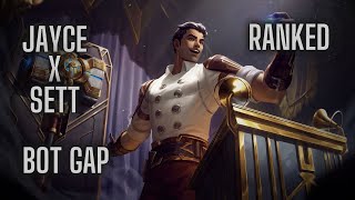 LEAGUE OF LEGENDS  ქართულად  RANKED  JAYCE X SETT BOT GAP [upl. by Ahseyn500]