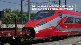 I nuovi Frecciarossa 1000 trasportati da Mercitalia [upl. by Buroker520]