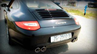 Porsche 911 997 Carrera Akrapovic Akrapovič exhaust system  Gabrek Tuning [upl. by Gean]