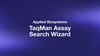 TaqMan Assay Search Wizard  easily find the right qPCR assay for your experiment [upl. by Asalocin]