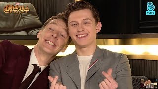 benedict cumberbatch babysitting tom holland for 15 minutes straight [upl. by Sliwa]