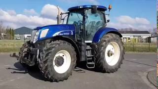 Traktor New Holland T 7060 PC 2007 6435 g VA g Kabine FH DL 4dw Wegberg Germany [upl. by Ennoid742]