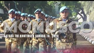 UPACARA PEMBERANGKATAN SATGAS MONUSCO TNI KONGA 2024 [upl. by Aicilaf]