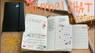 Pocket Moleskine Setup  Journal Chat [upl. by Petronille]