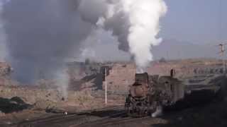 2014 新疆三道嶺 蒸汽火車 China Steam locomotive Sandaoling I [upl. by Llerot813]