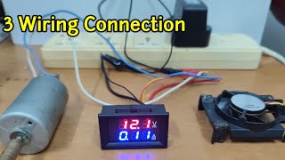 WIRING CONNECTION OF DC DUAL DISPLAY PANEL METER VOLT AND AMP METER ENGLISHTAGALOG [upl. by Nage940]