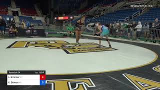 112 Lbs Round Of 64  Lily Grismer Montana Vs Katherine Bowen Missouri 983f [upl. by Adien]