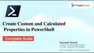 Create Custom and Calculated Properties in PowerShell [upl. by Nadiya425]