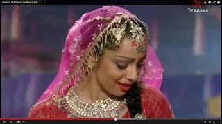 Ukraines Got Talent  Bollywood Mujra Kathak dance by Svetlana Tulasi [upl. by Refinne]