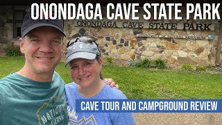 Exploring the Beauty of Onondaga Cave State Park  Cave Tour and Campground Review EP 91 [upl. by Ahseinek248]