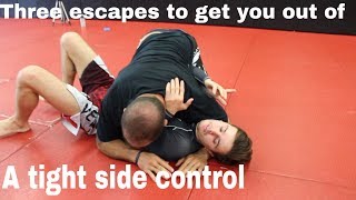 3 super magical side control escapes [upl. by Mccullough]