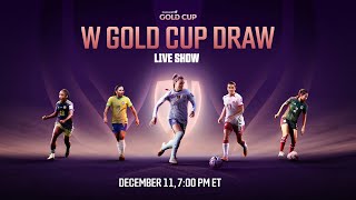 2024 Concacaf W Gold Cup  Official Draw [upl. by Cato]