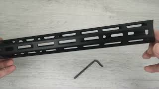 ohhunt® AR15 Free Float MLok Handguard with Steel Barrel Nut [upl. by Dorsey]